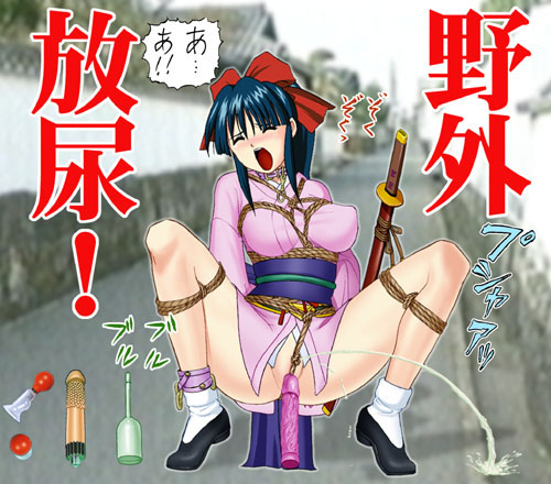 さらに、道端でおしっこまでさせちゃいましょ！